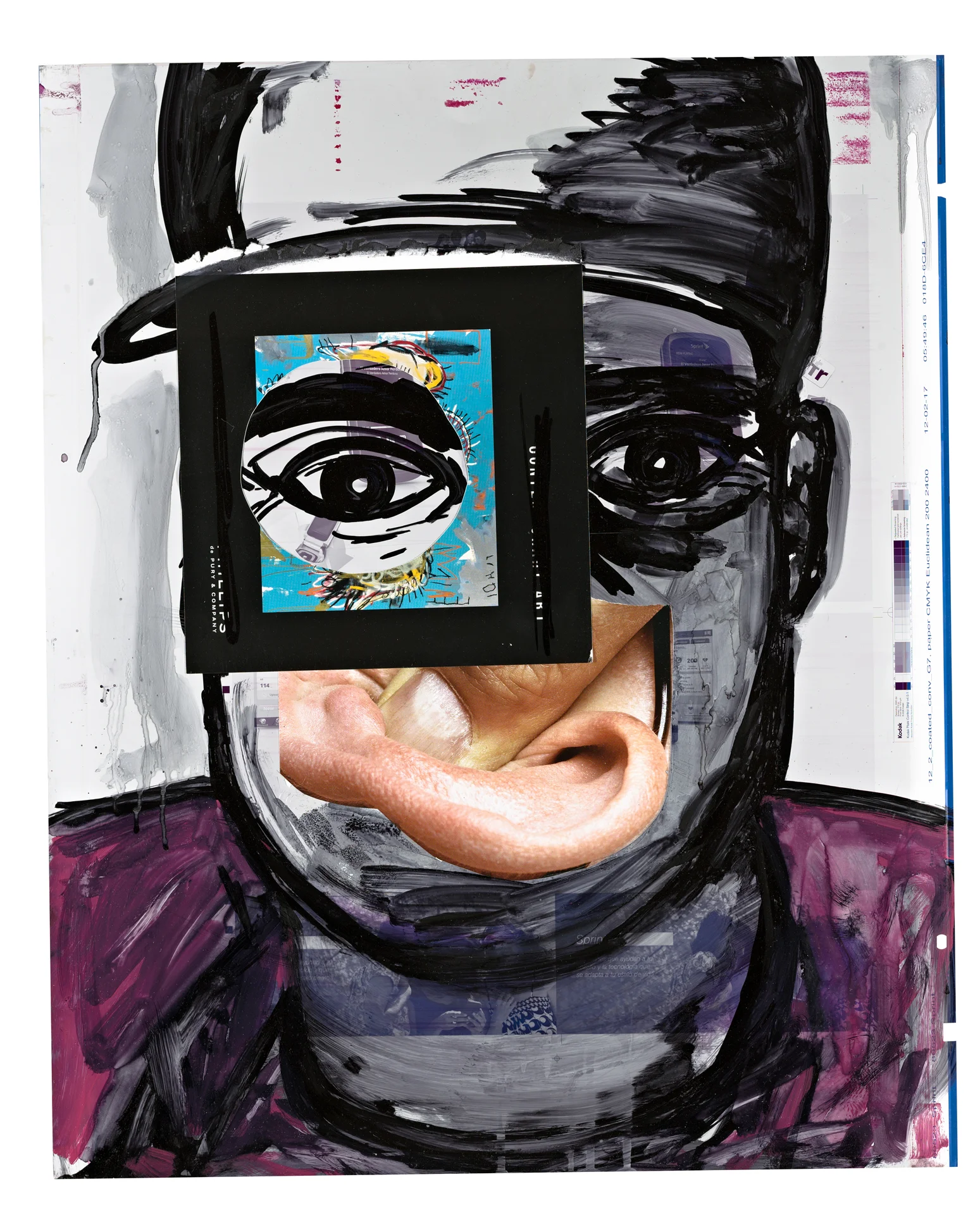 pete 23"x 29" mixed media 2013