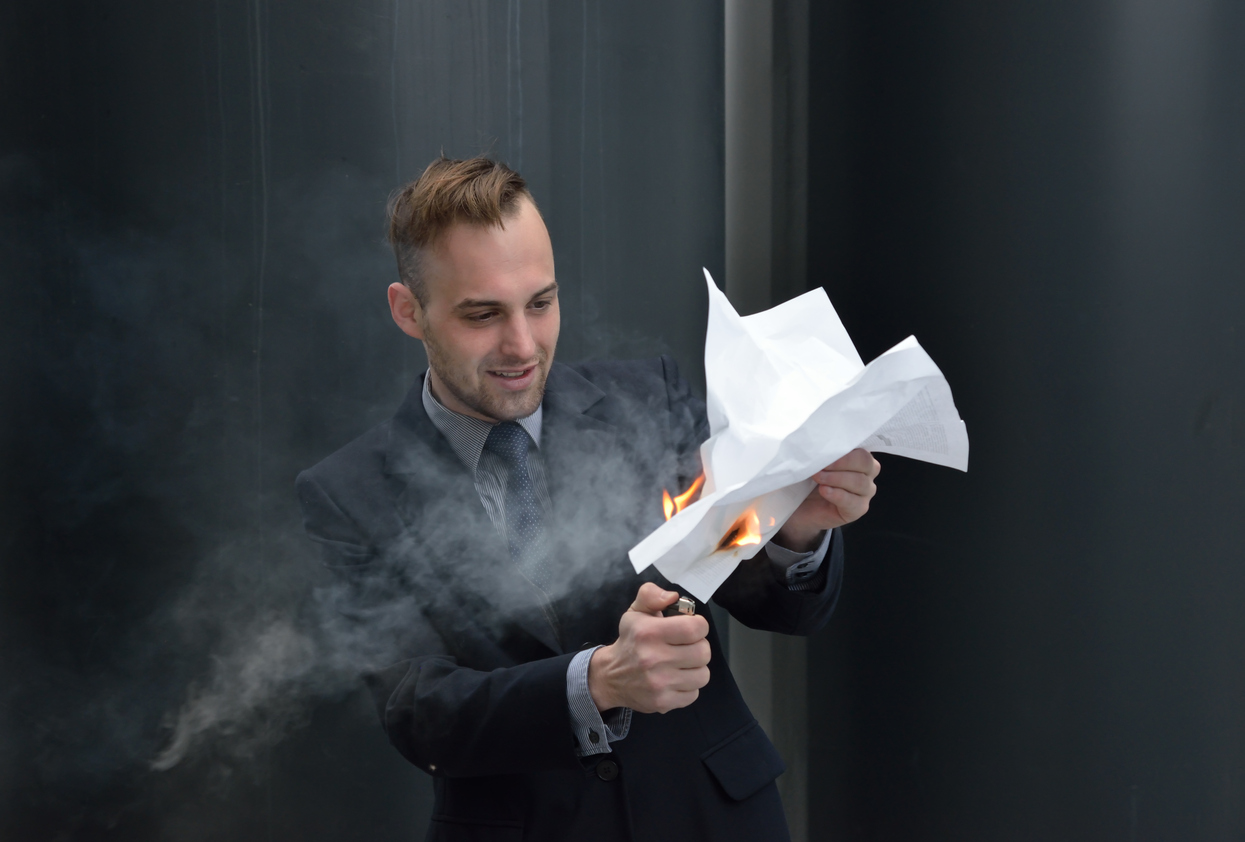 sales recruiter lighting fire to resume.jpg