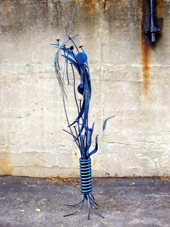 sculpture Wildspring blue full and black pipe.jpg