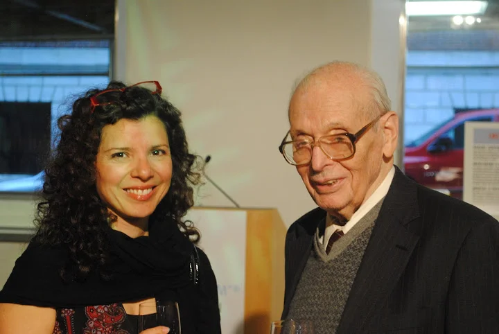 "I Have A Dream" Founder Eugene Lang with one of the Dreamers from the first ever "I Have A Dream" program.