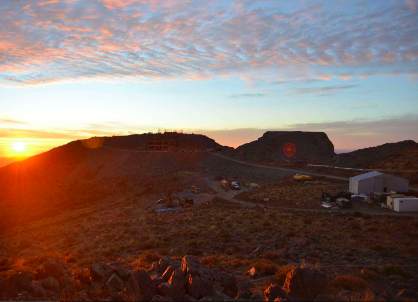 From the webcam on Cerro Pachón , future home of the LSST. 