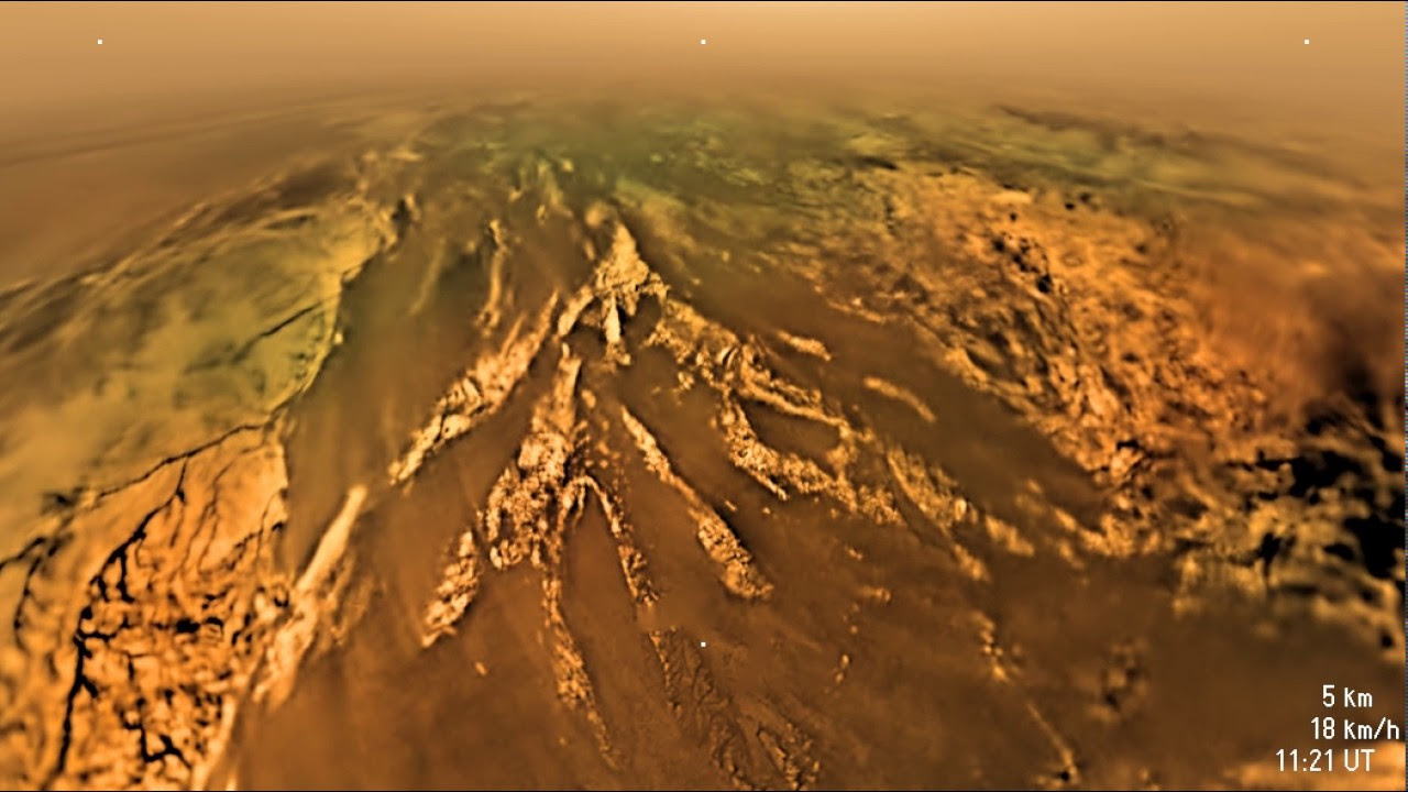 The surface of Titan, from the Huygens lander.