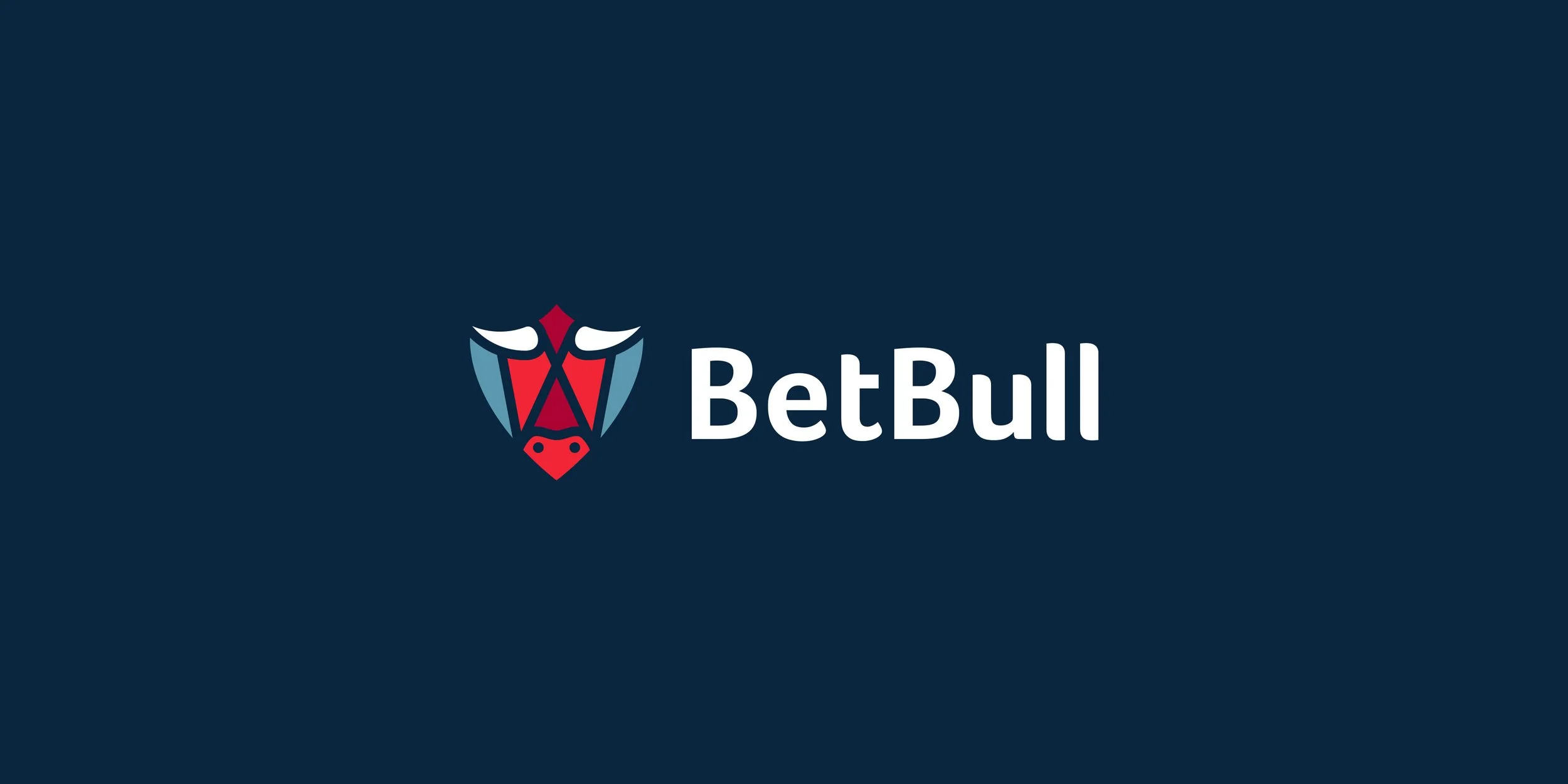 Horizontal BetBull logo featuring the colorful geometric bull symbol alongside the white BetBull wordmark.