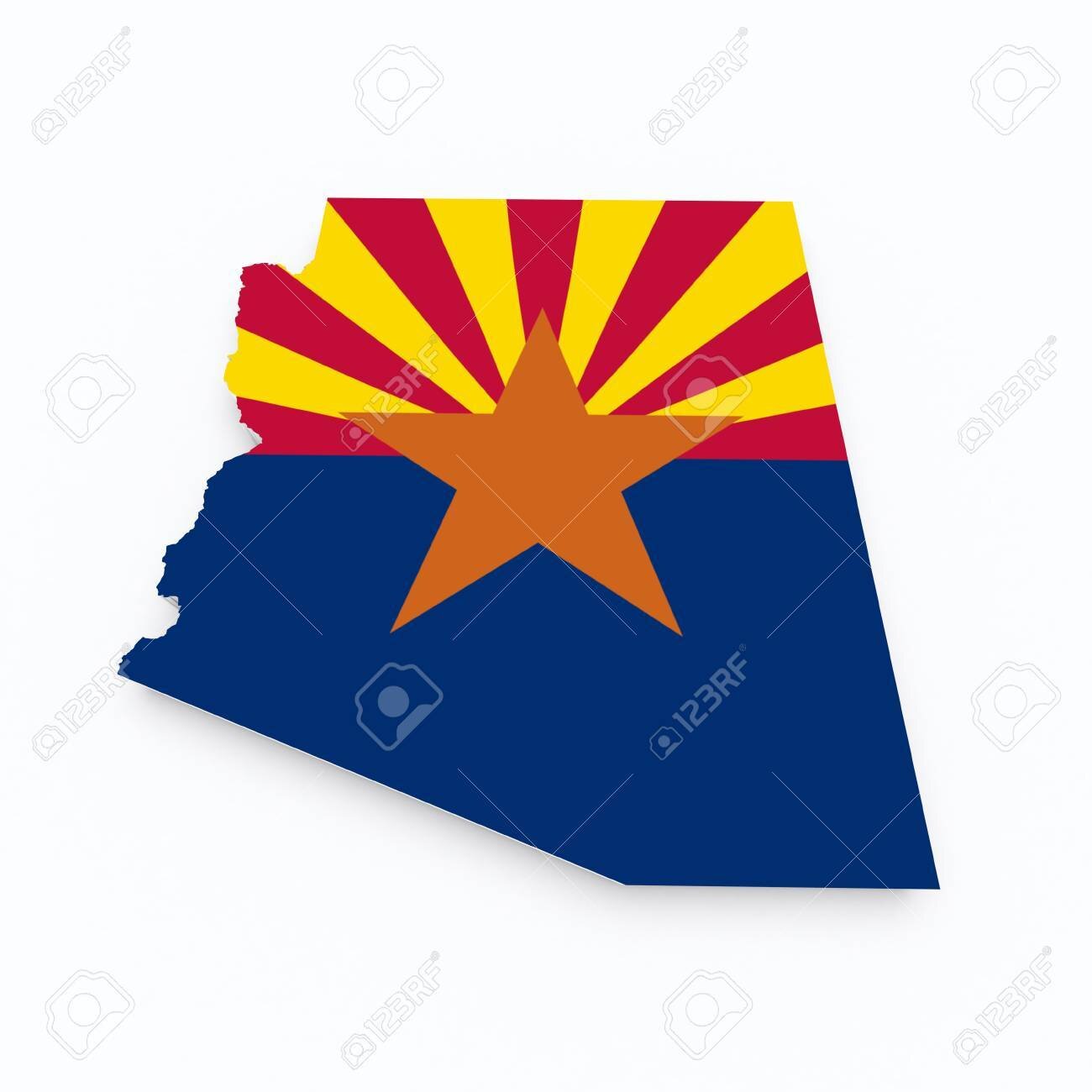 28469741-arizona-state-flag-on-3d-map.jpg