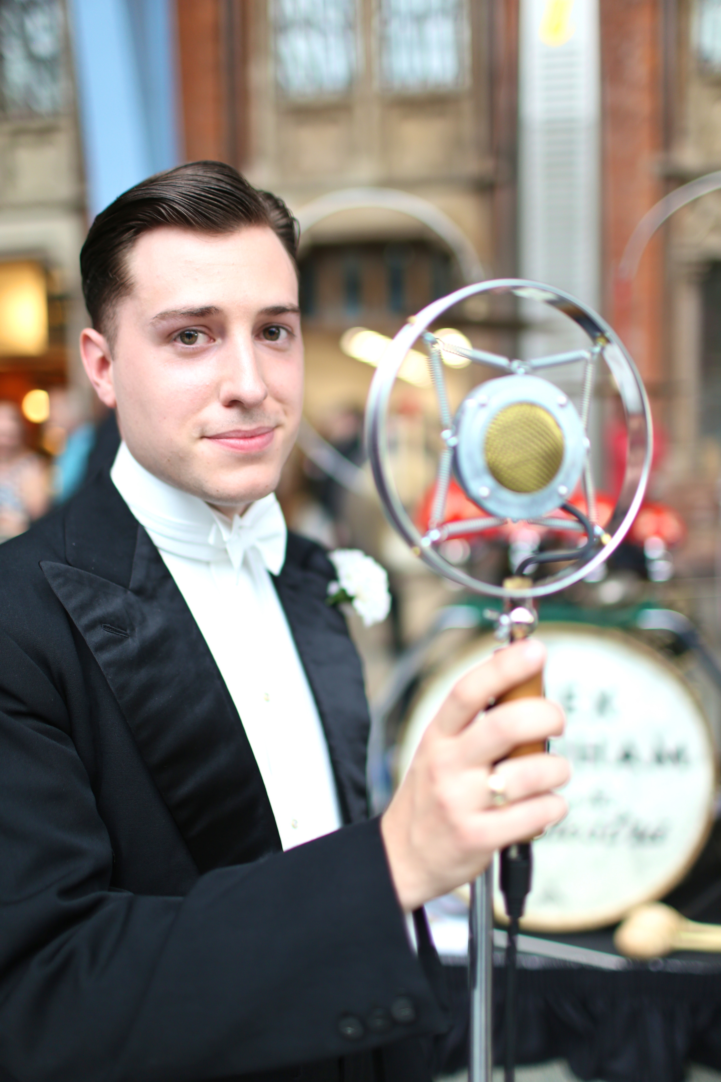 Alex Mendham. Until you have your very own orchestra, you're only almost handsome. 