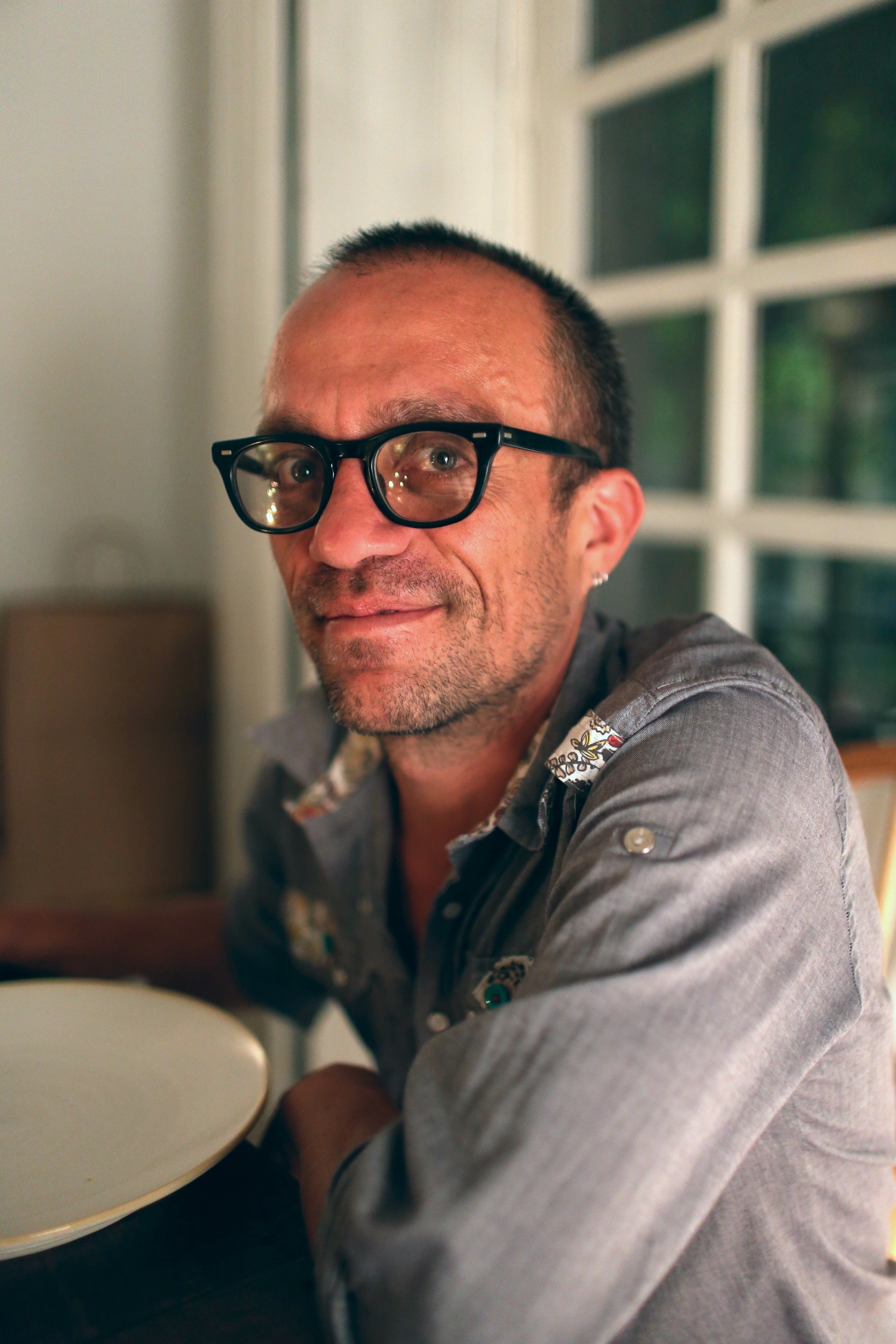 This is Dante. A resident of Mexico City, he's a filmmaker and photographer, having worked on several films. One of them was Frida. I asked how locals thought of the representation and he said it was seen as a great success. He also is passionate about fresh organic produce, and provided all of the nights greens and herbs from his own garden. "It's not about dinner, it's about intervention of life!" - Dante 