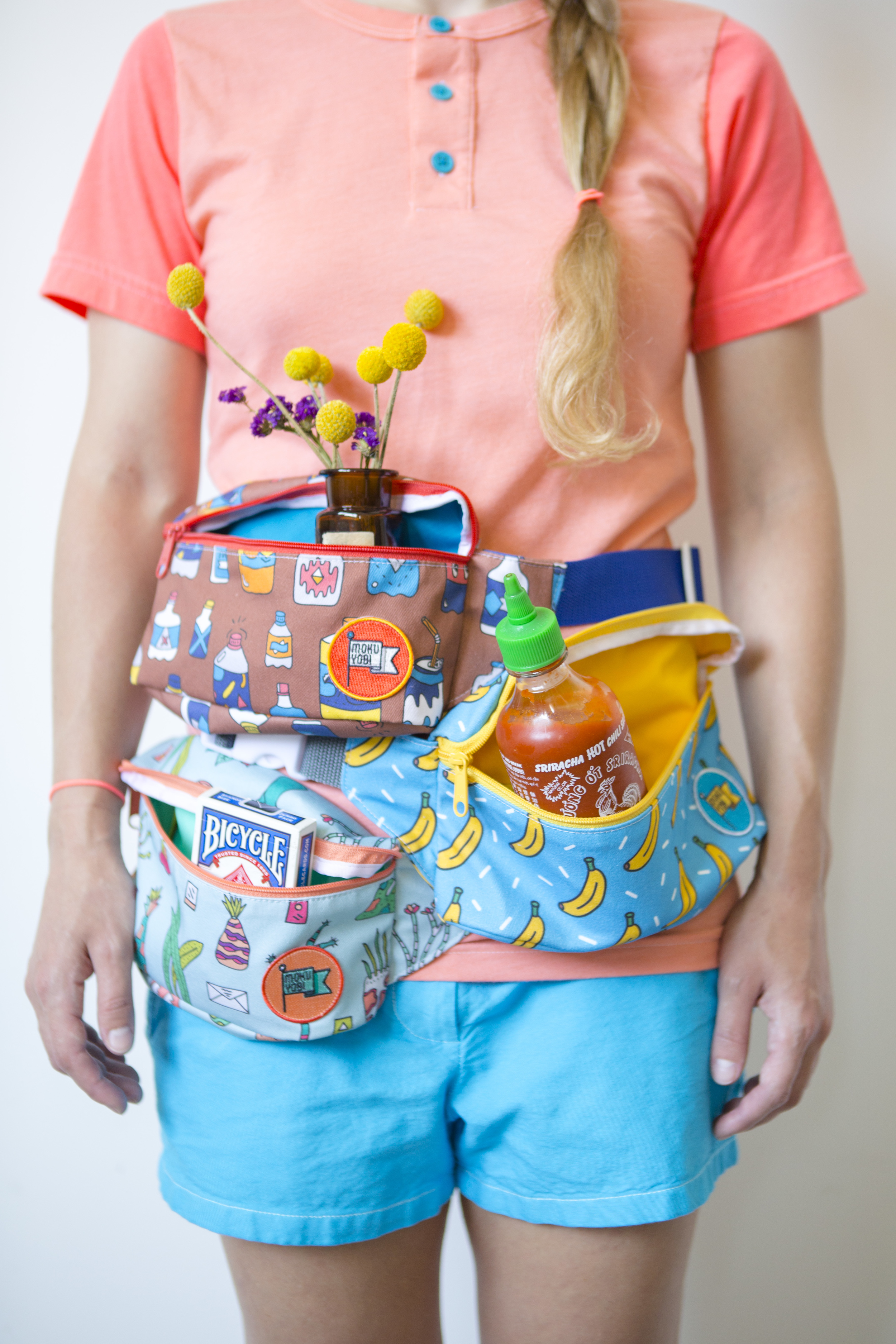 Trifecta of fanny packs 