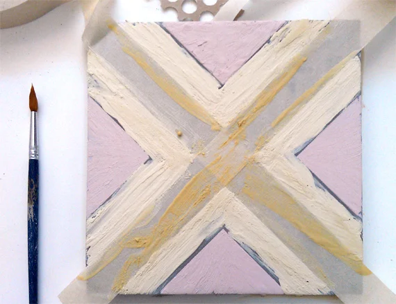My tile in process.