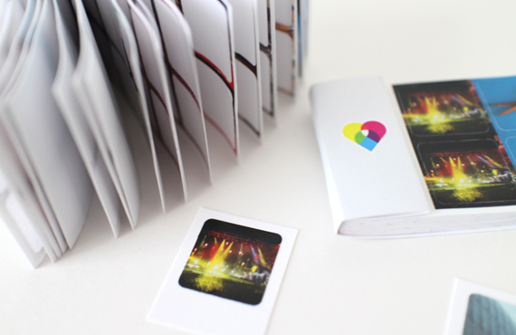 I tend to hoard end cuts of paper from printing projects thinking I'll find a clever use for them some day. Well I finally did when I cut them even smaller to make these miniature polaroids. 