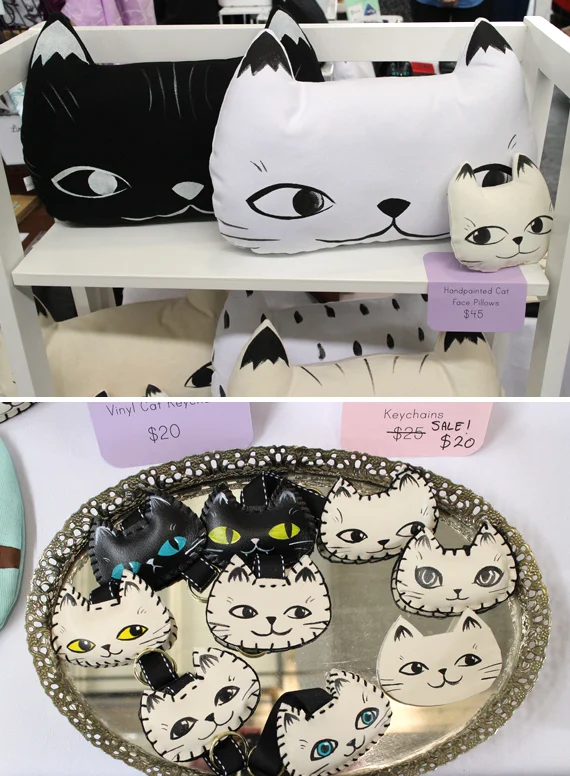 Of course I found some adorable cat goodies.