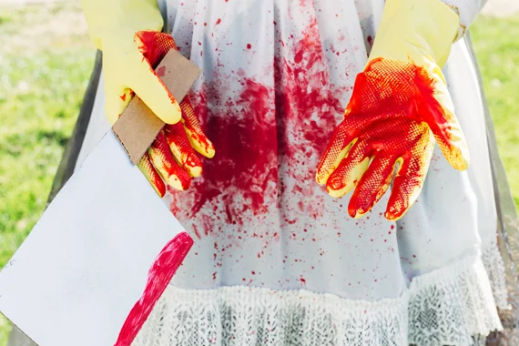Ugh. Blood Stains.