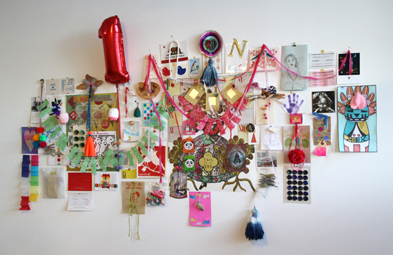 This wall is at the Handcraft Studio School which recently celebrated a year of being in business.