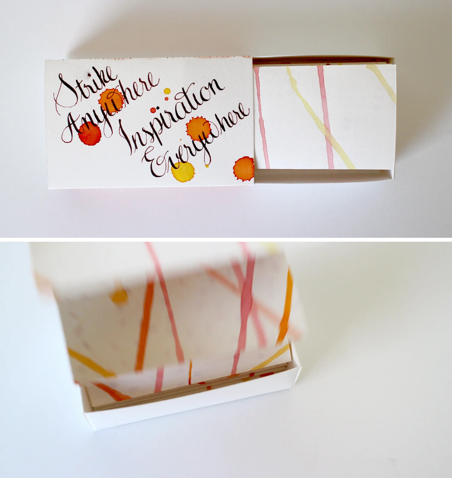 My piece is both a matchbox and a matchbook.