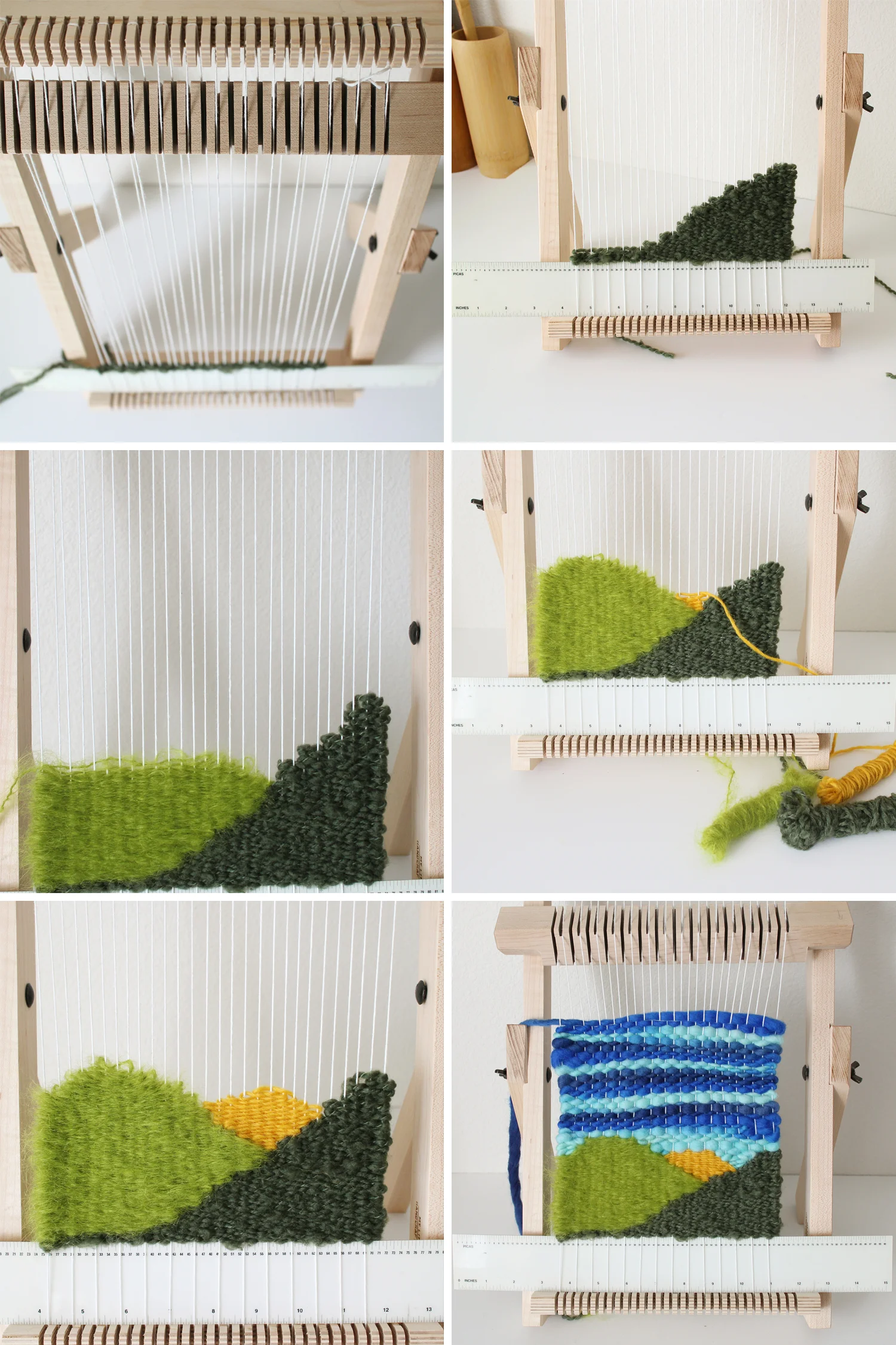 While I was making the weaving I documented it on Instagram as part of my 100 day project.