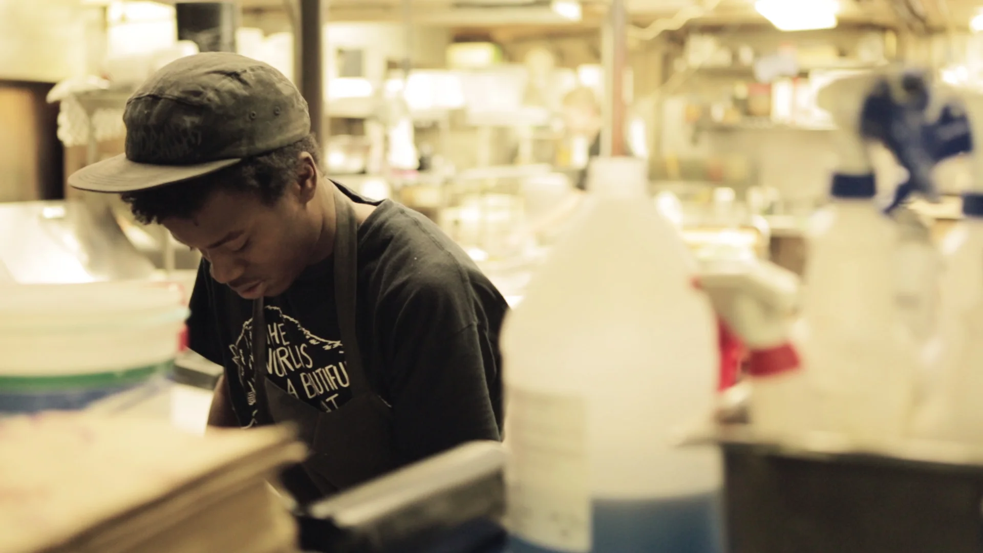 He's able to help his mom with bills and start saving up to move to Chicago with his new job.