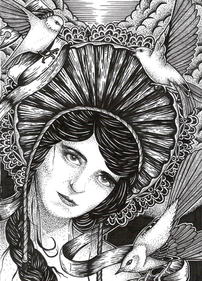 Edward Lear. There was a Young Lady whose bonnet, Came untied when the birds sate upon it; But she said: 'I don't care! All the birds in the air Are welcome to sit on my bonnet!'
