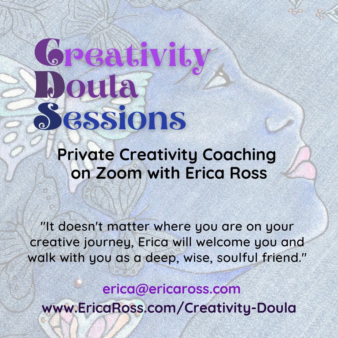 Private Creativity Doula Sessions on Zoom