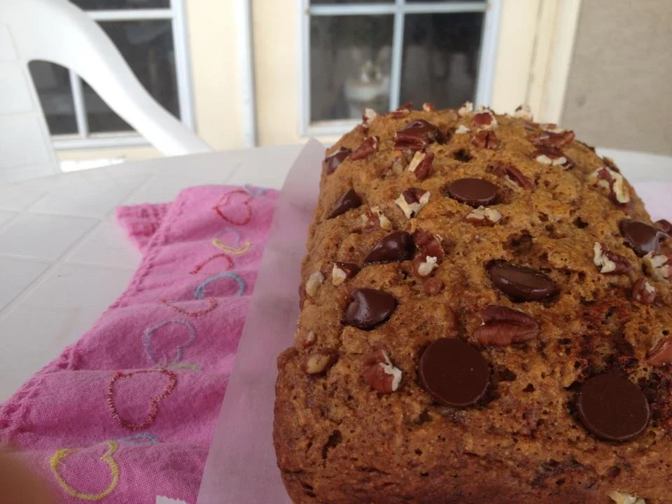 Healthy peanut butter banana bread recipe