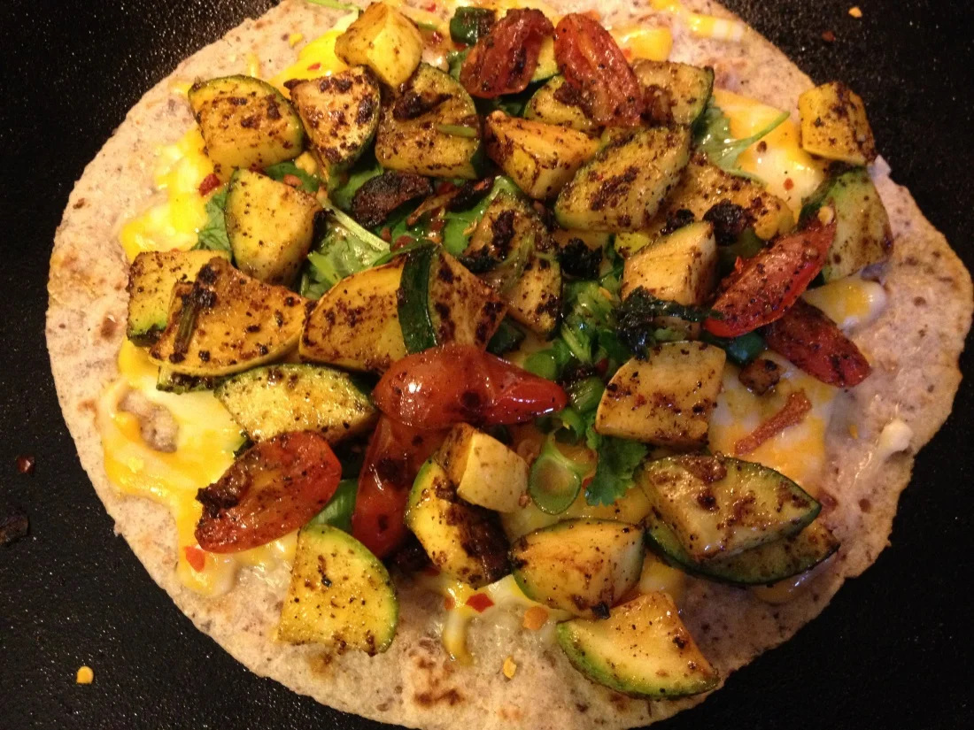 Summer squash quesadillas with queso fresco recipe
