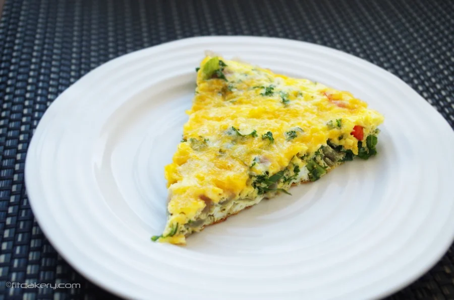 Powered Up Breakfast Frittata - easy to make + nutritious breakfast that you can make ahead for the whole week! #breakfast
