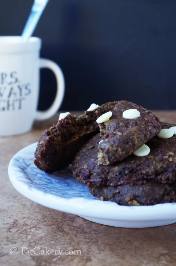 Brownie Oatmeal Breakfast Cookies Recipe - FitCakery.com
