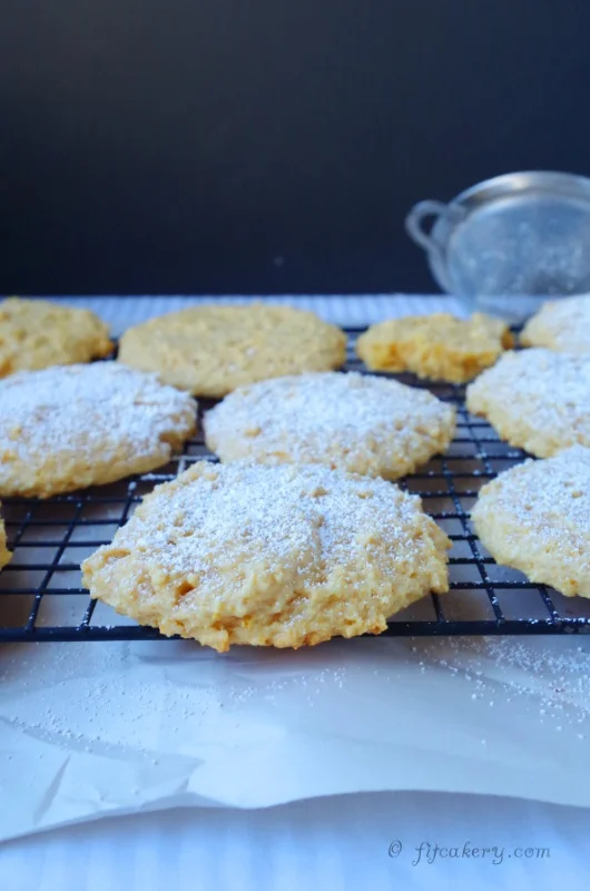 Lemon Drop Birthday Cookies are so delicious it's hard to believe they're healthy! - FitCakery.com