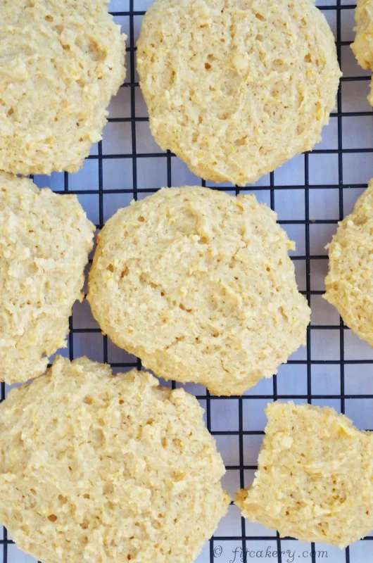 Lemon Drop Birthday Cookies are so delicious it's hard to believe they're healthy! - FitCakery.com