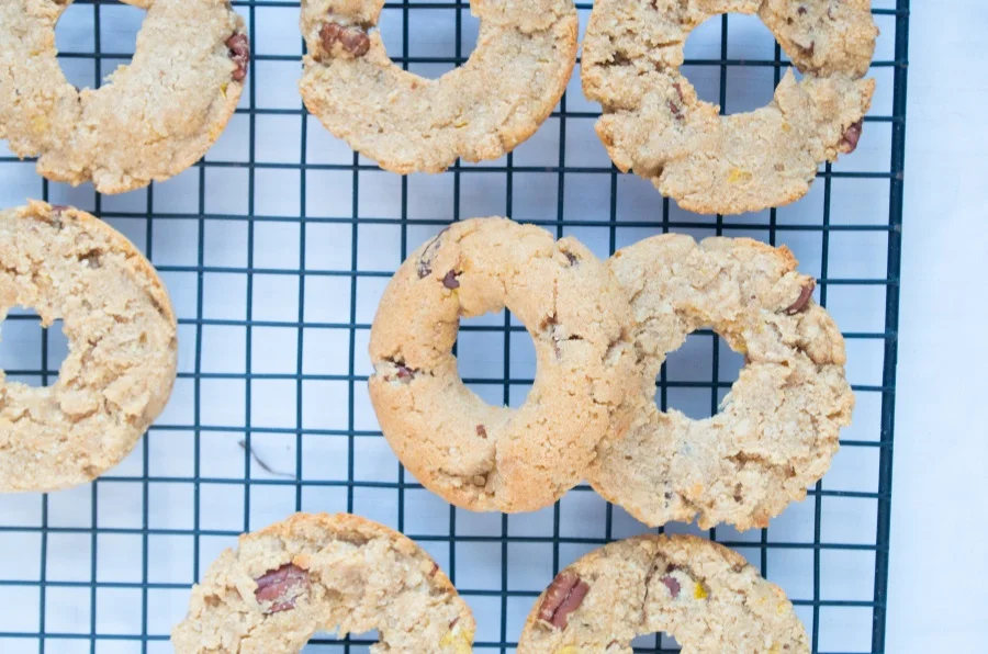 Healthy Lemon-Pecan Doughnut Muffin Recipe - FitCakery.com