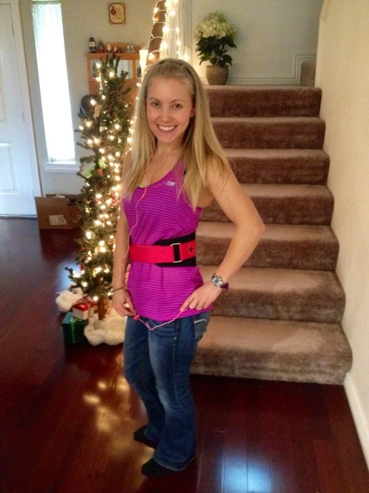 Loving some of my new Christmas workout gear... notice a bit of pink!