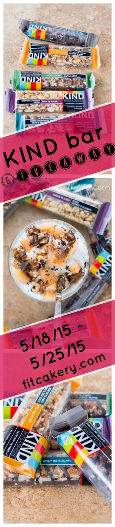 Chili Chocolate Almond & Cantaloupe Parfait {plus a sweet giveaway!} | FitCakery.com