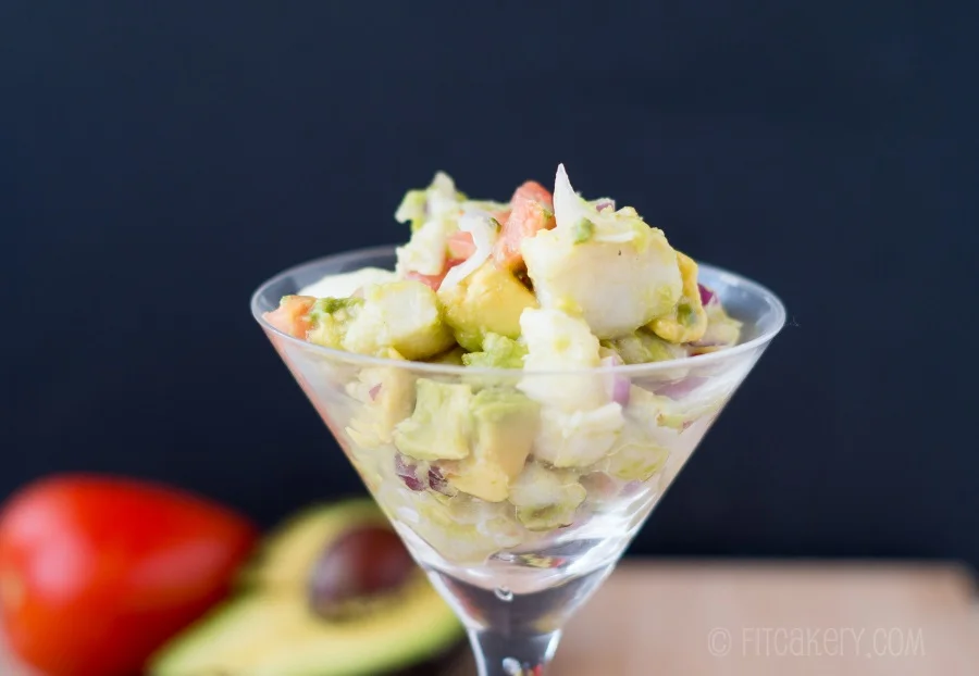 Simple Ceviche recipe - fresh, easy, and delicious! | FitCakery.com