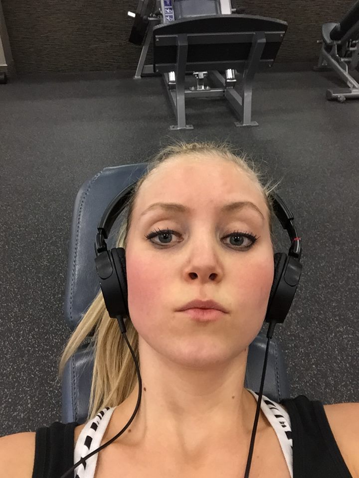 Listening to pumped-up music keeps me motivated to do another hard push on the leg press machine. Leg muscles are MAJOR calorie-burning machines!