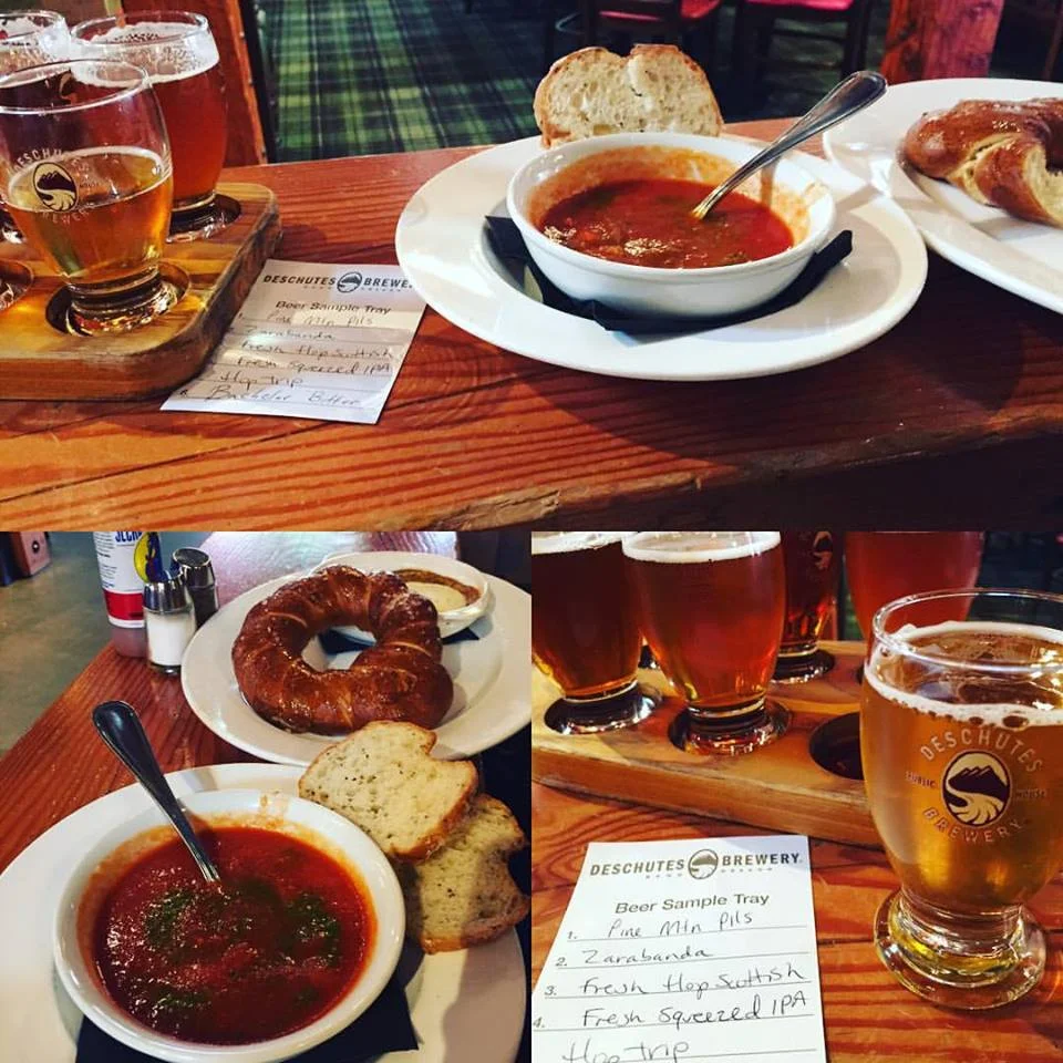 Eats at Deschutes Brewery, Portland
