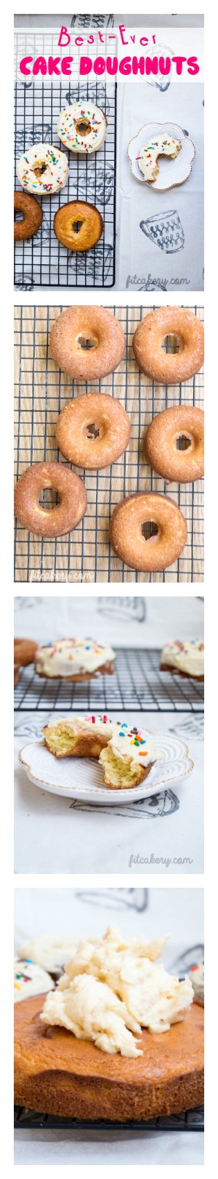 Best-Ever Cake Doughuts | gluten-free, low-carb, high-protein | FitCakery.com