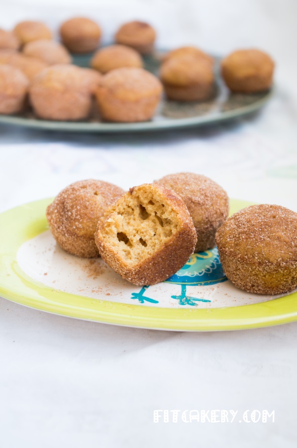 Mini Churro Cupcakes | FitCakery.com