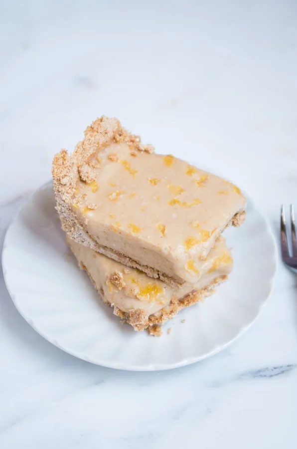 Frozen Lemon Bars | allergy-friendly, gluten-free, vegan | FitCakery.com
