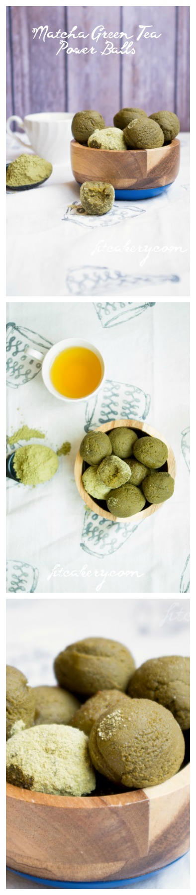 Matcha Green Tea Powerballs | AIP, raw, paleo, gluten-free, vegan | FitCakery.com