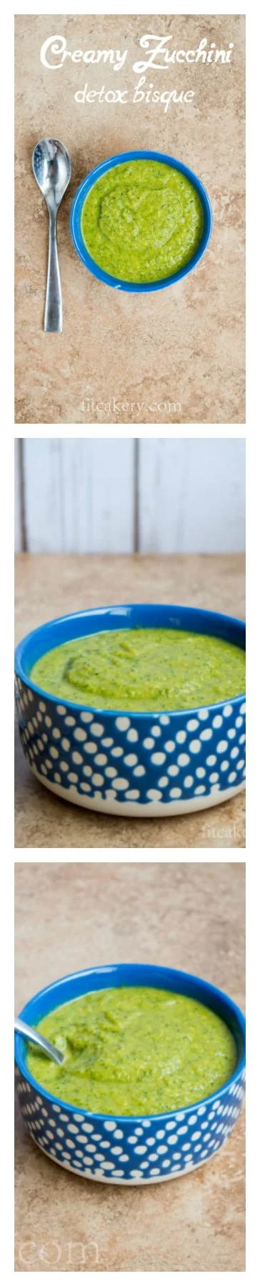 Creamy Zucchini Detox Bisque | gluten-free, vegan-friendly, AIP, paleo | FitCakery.com