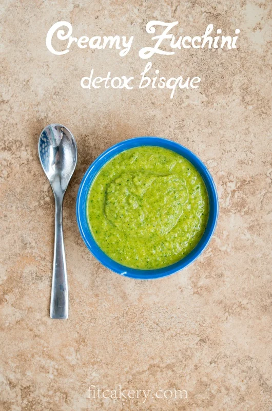 Creamy Zucchini Detox Bisque | gluten-free, vegan-friendly, AIP, paleo | FitCakery.com