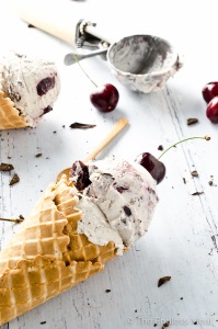 12. Boozy Cherry Garcia Ice Cream - The Endless Meal