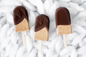 31. Dreamy Peanut Butter & Banana Chocolate Popsicles - Occasionally Eggs