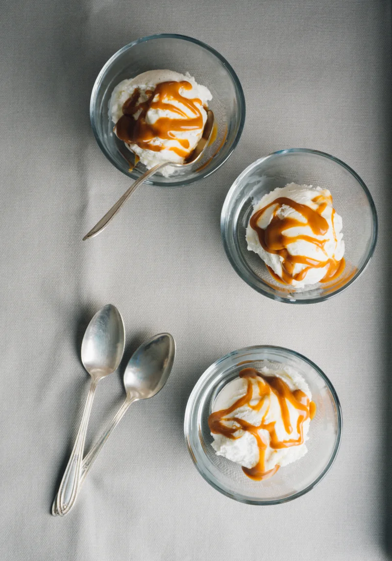 Fat Toad Farm Caramel Sauces are smooth and easy to drizzle right out of the jar.