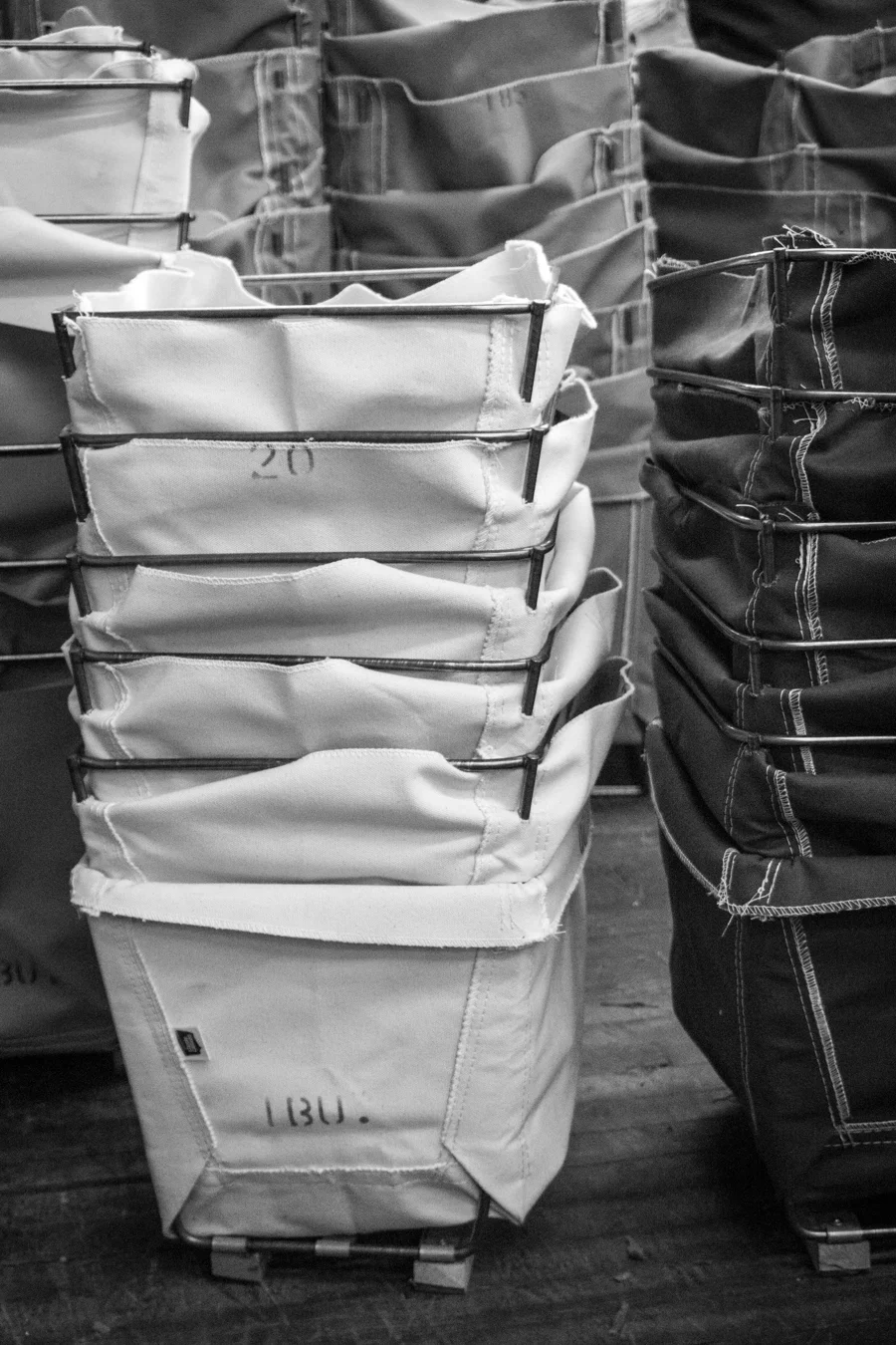 All Steele products are cut, sewn, welded and assembled by hand in Chelsea, MA.