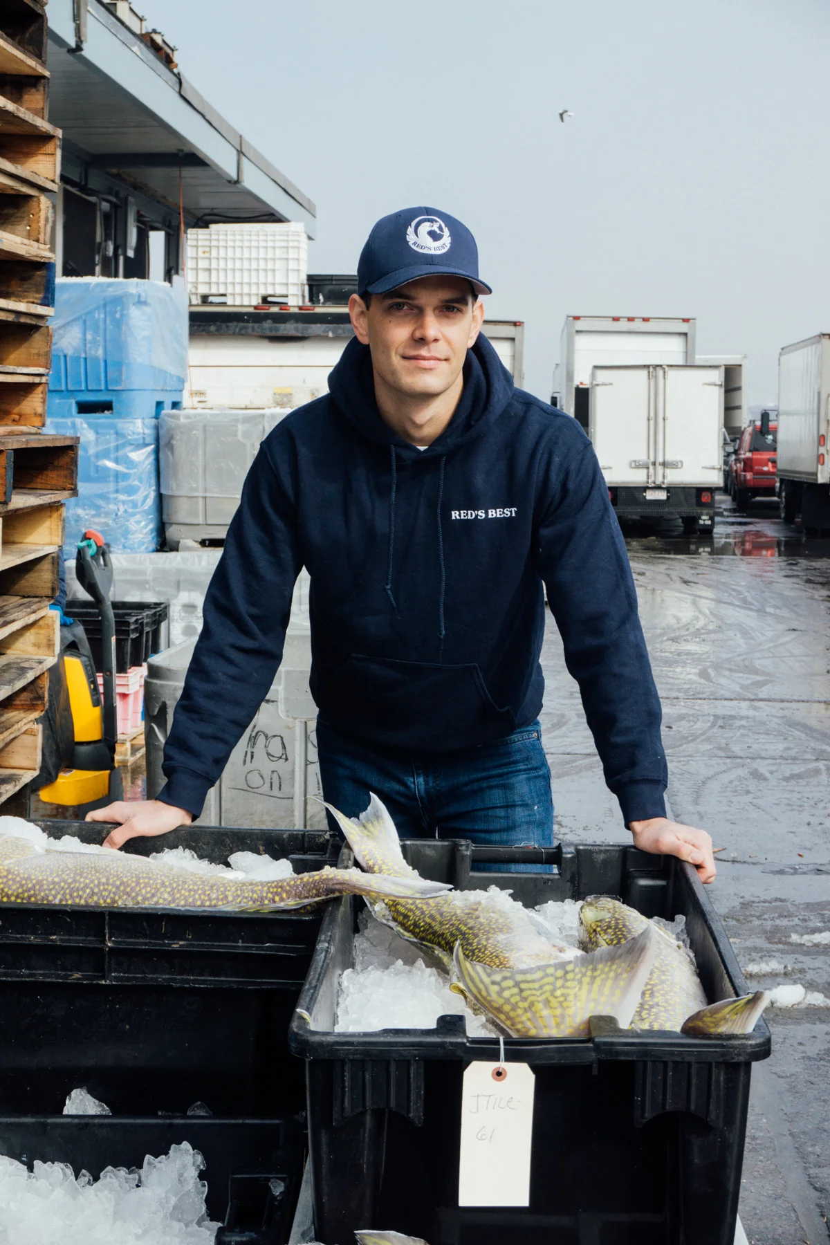 Retail Operations Manager, Ryan Rasys, oversees Red's Best retail location at Boston Public Market.