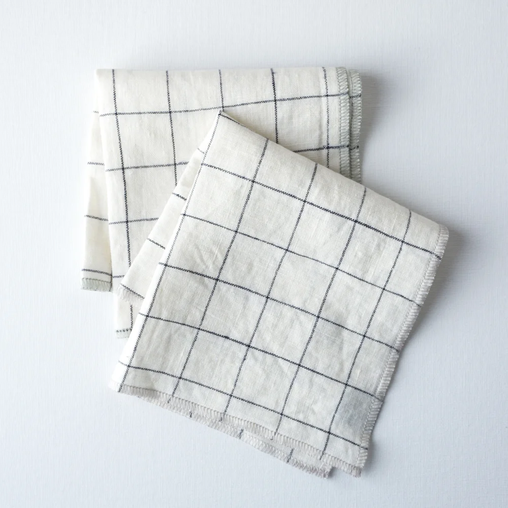 Windowpane Linen Dinner Napkin