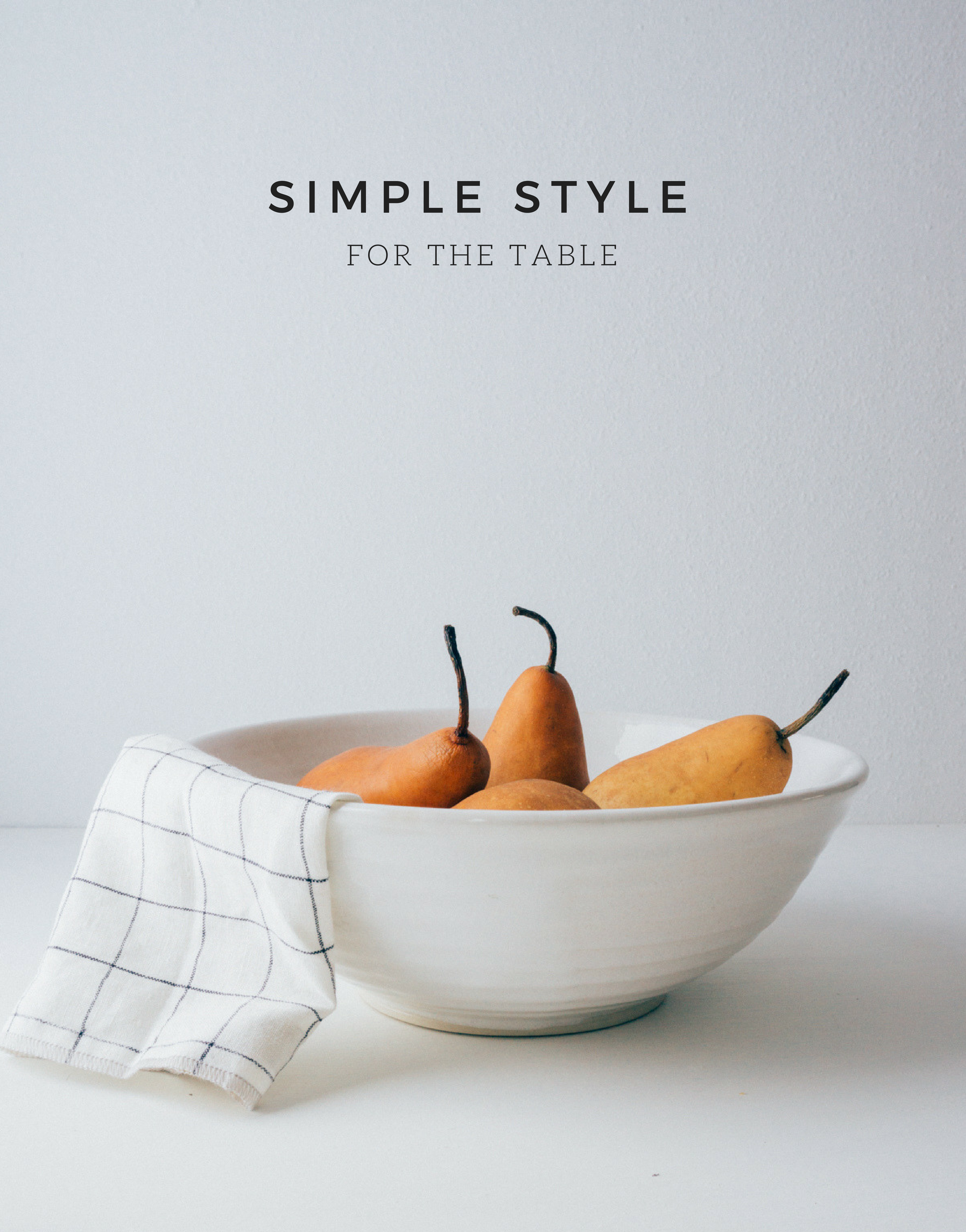 White Serving Bowl by Amanda Ann Palmer Ceramics (VT) and Windowpane Linen Hand Towel by The Everyday Co. (MA).