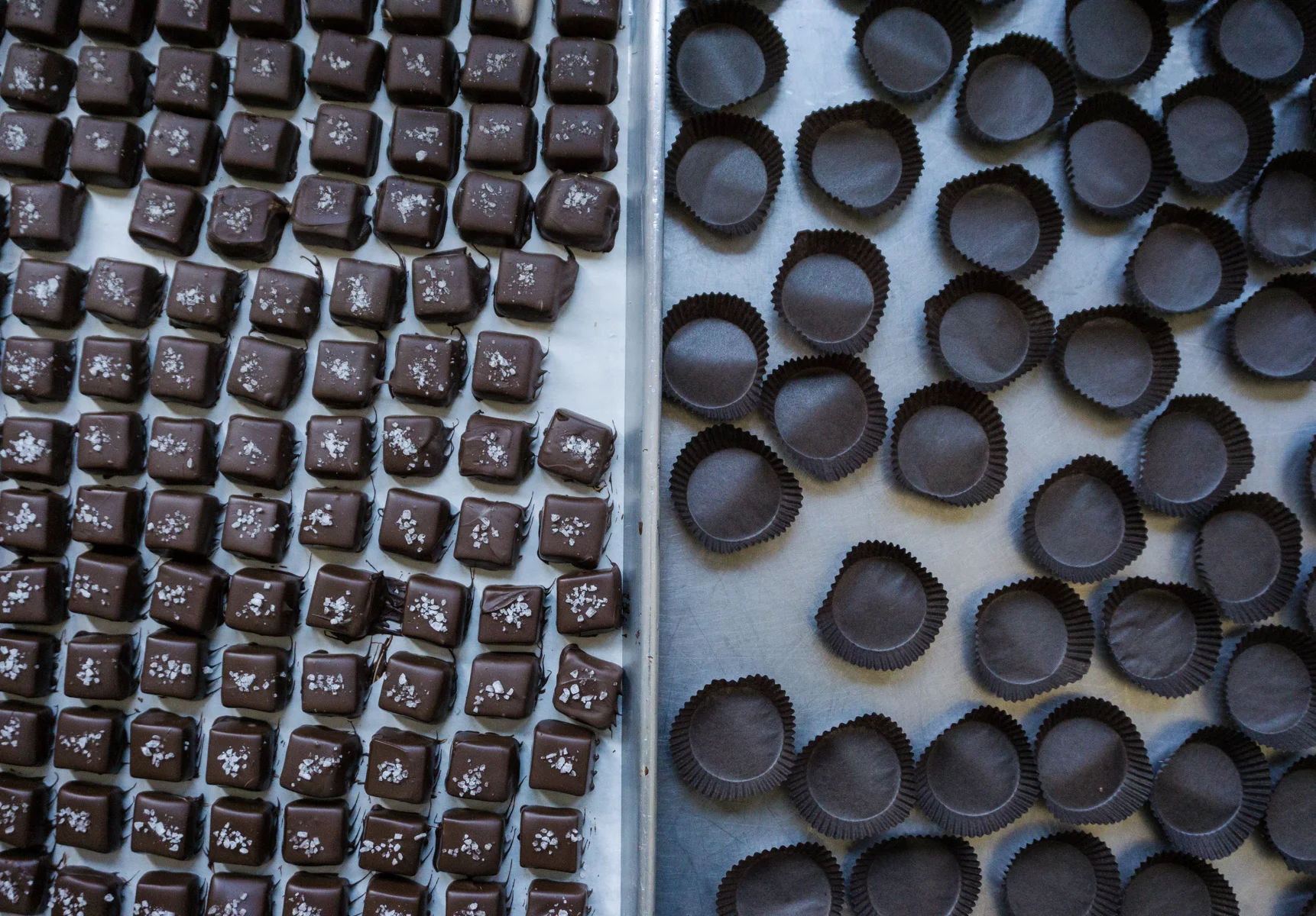 Behind the scenes of caramel production - made with care in small batches.