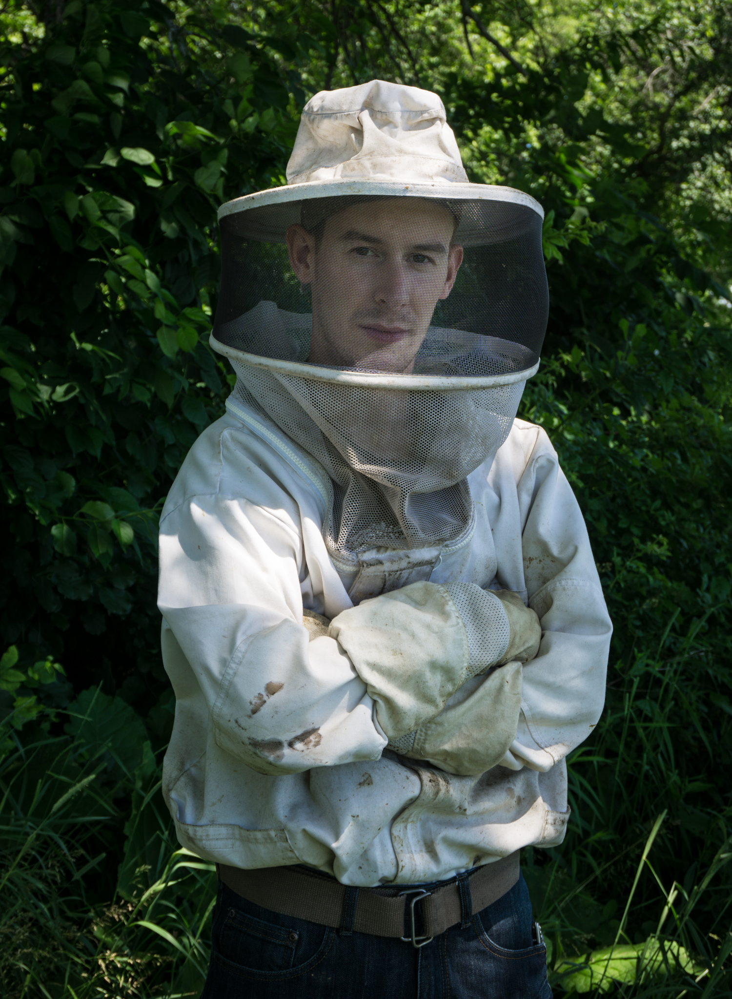 Beekeeper Evan Reseska has been working with bees his whole life along side his Dad and company founder Andy Reseska.