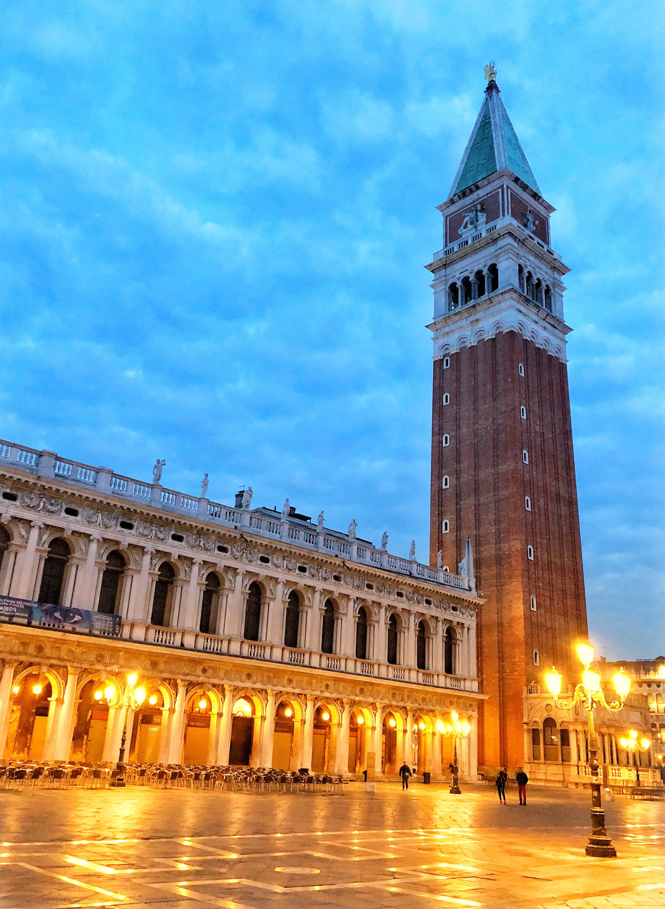 San Marco Square before dawn, Venice
