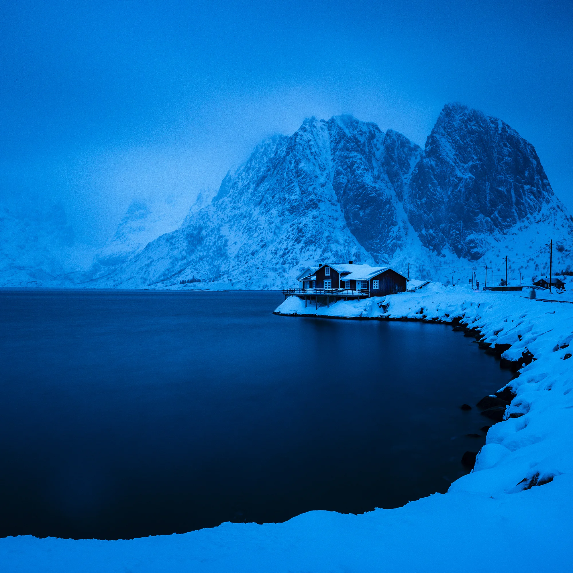 42. Reine harbour at blue hour.jpg